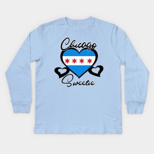 Chicago Sweetie Kids Long Sleeve T-Shirt